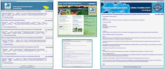 Harria County Flood Control District Information Center